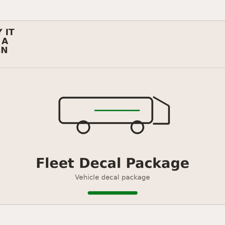 Fleet Decal Package